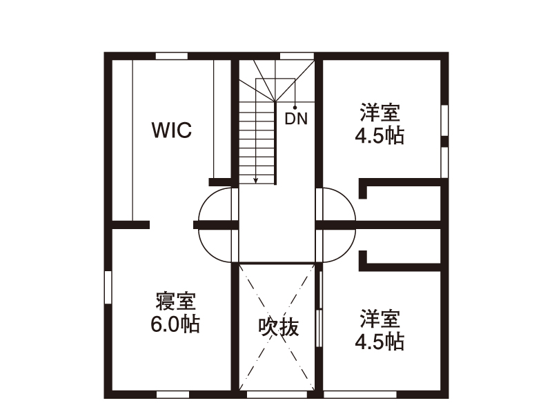 2F間取り